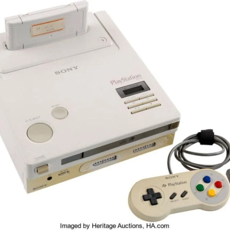 Historic Nintendo Play Station Will Be Sold at Auction complete seen