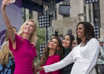 MICHELLE OBAMA LAUNCHES HER SECOND NEW CAMPAIGN.