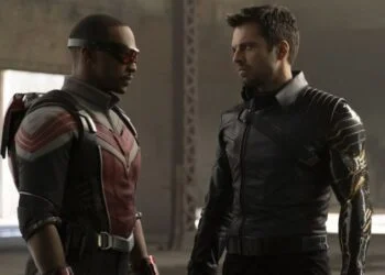 The Falcon and The Winter Soldier A brand new image Reveals Bucky's Costume on Twitter