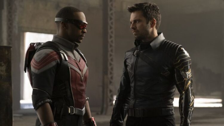 The Falcon and The Winter Soldier A brand new image Reveals Bucky's Costume on Twitter