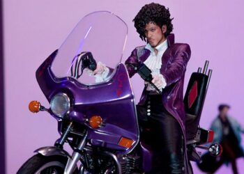 Prince's era of purple rain has been immortalized as a prominent action figure