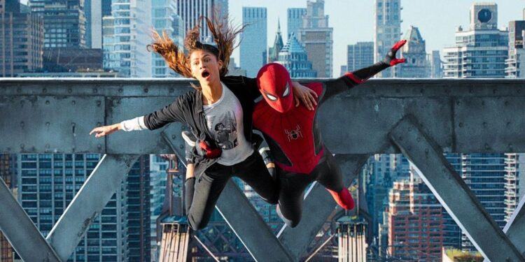 Spider-Man Zendaya No Way Home must have taken Tom Holland along for a stunt