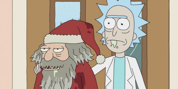 Why does Santa look more like Rick and Morty than Back to the Future