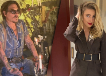 Amber Heard went to New York on a private plane