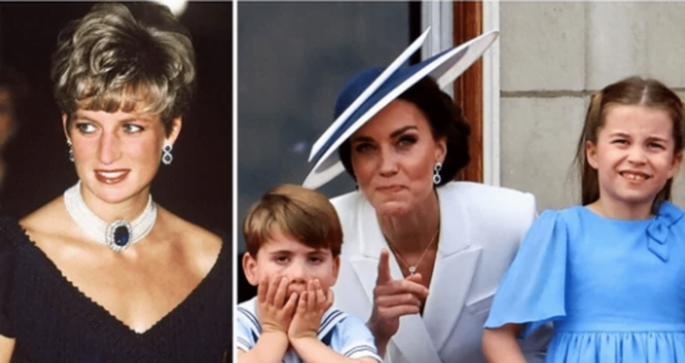 Kate Middleton, on the Queen's platinum jubilee, repeated the image of the Princess of Wales