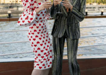 Lily Collins returned to the French capital with her co-star in the TV series 'Emily in Paris' Ashley Park
