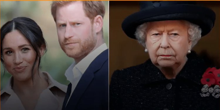 Prince Harry and Meghan Markle spent 15 'official' minutes with Queen Elizabeth II during the platinum anniversary