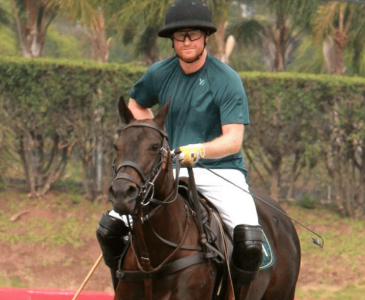 Prince Harry nearly died after falling off his horse during a polo match at a country club in Carpinteria