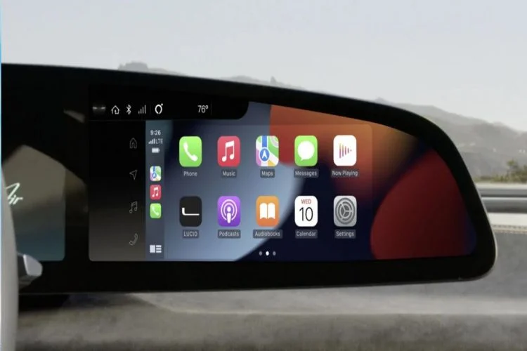 Incorporation of Apple's CarPlay System is Now Standard on All Lucid Air Electric Vehicle s_