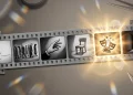 Conceptual film strip showing a ratio of dark frames to one bright frame.