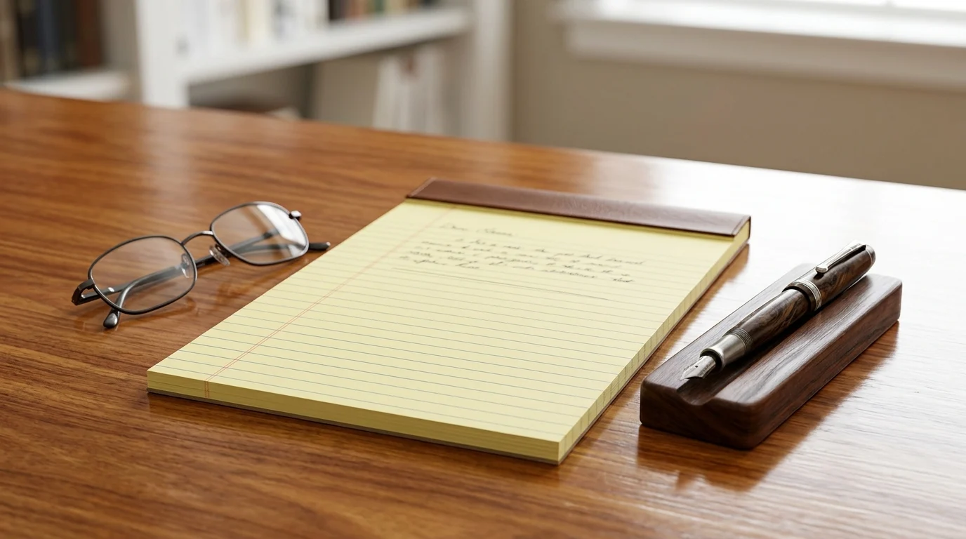 Conceptual image of a private investigator's desk items.