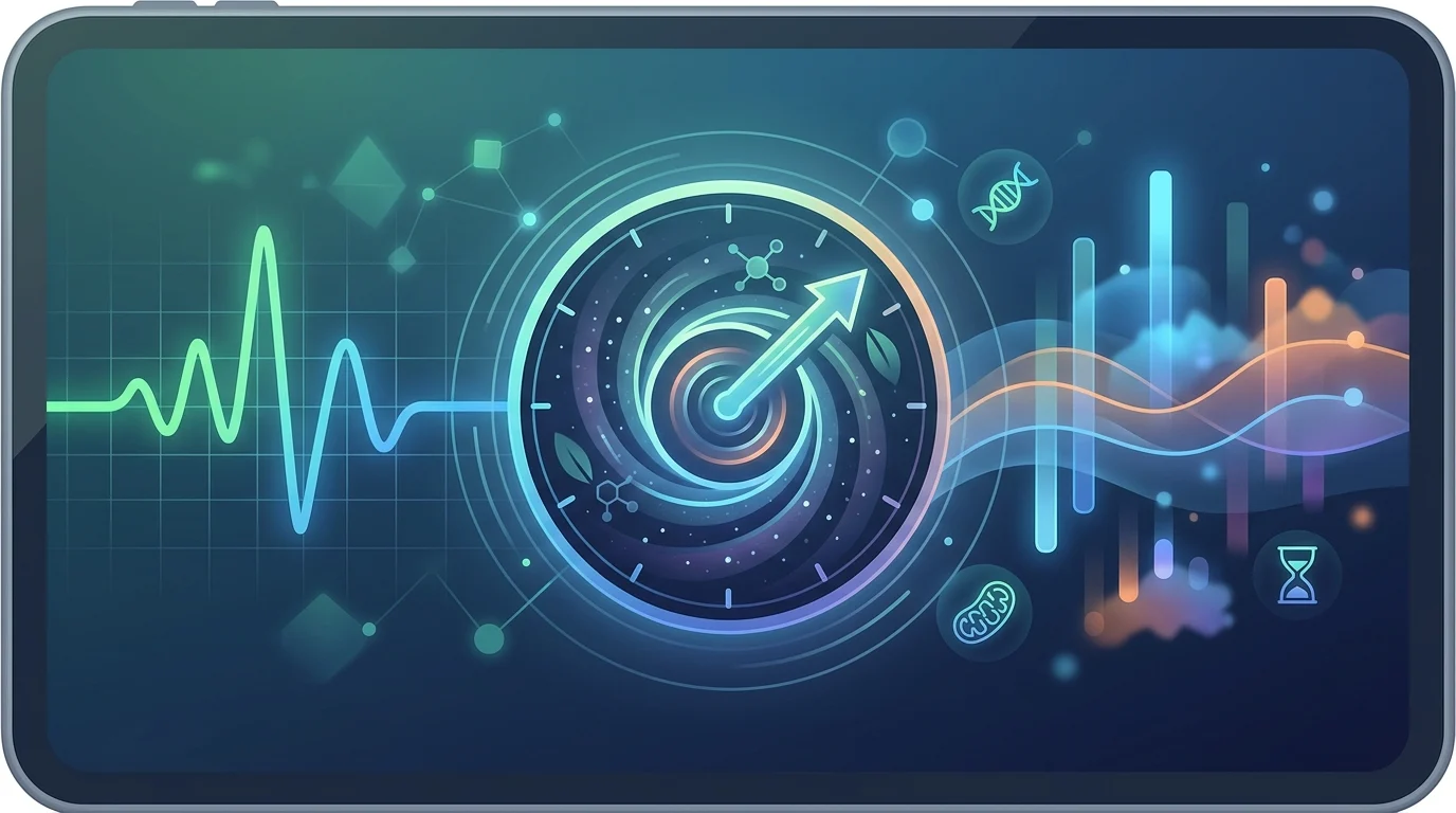 Conceptual representation of digital health and longevity metrics