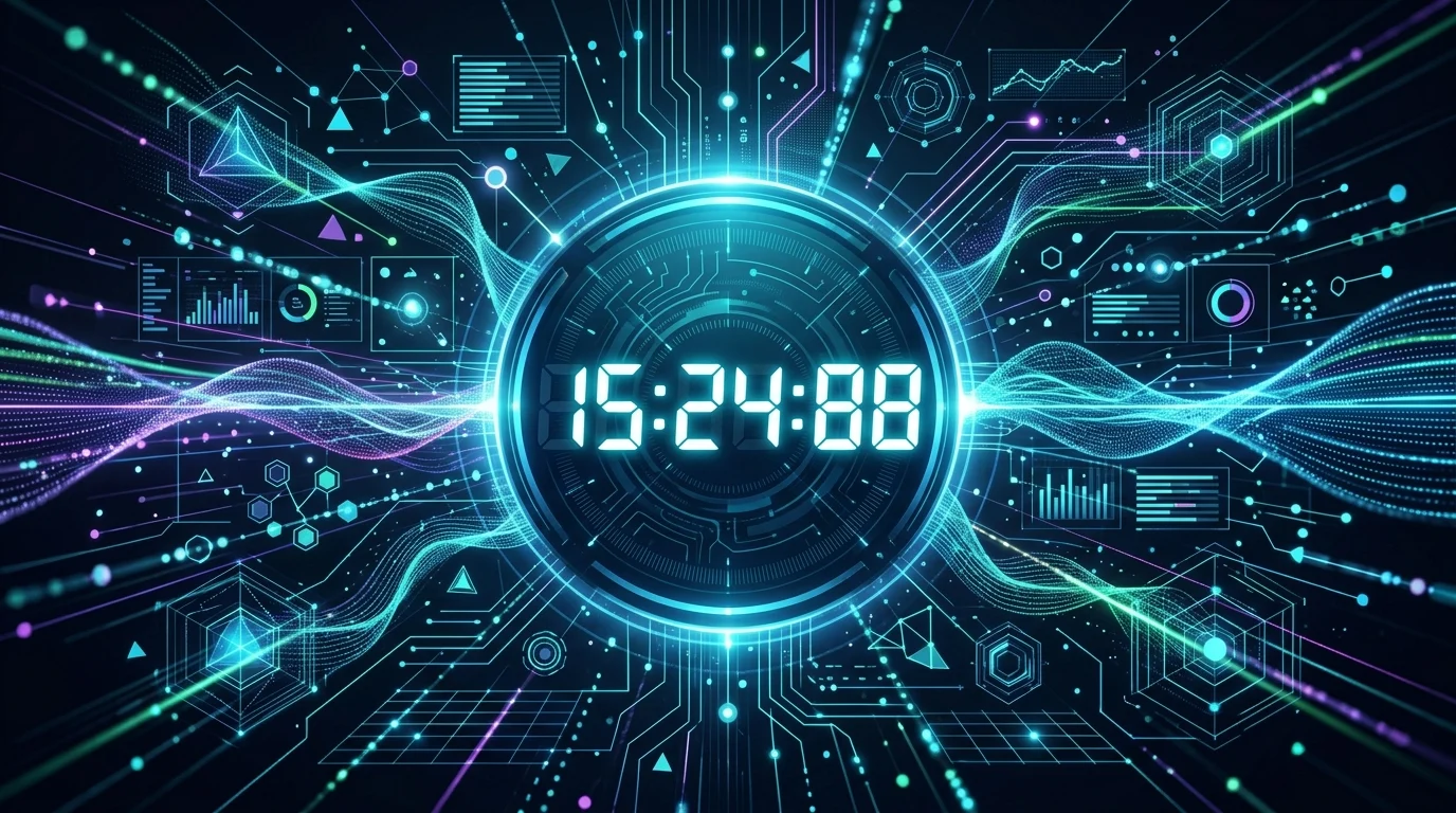A digital countdown clock representing a streaming license expiration.