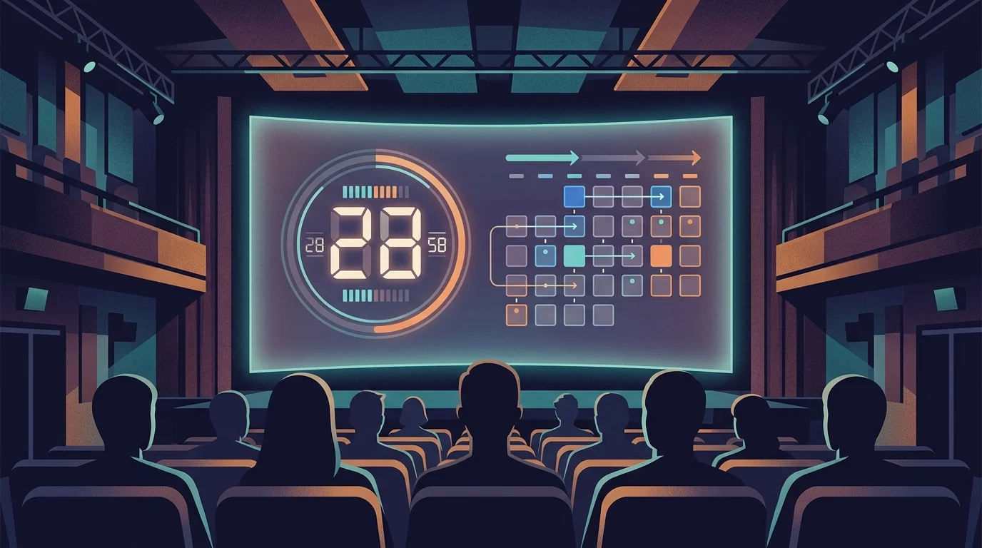 Conceptual image representing theatrical release targets
